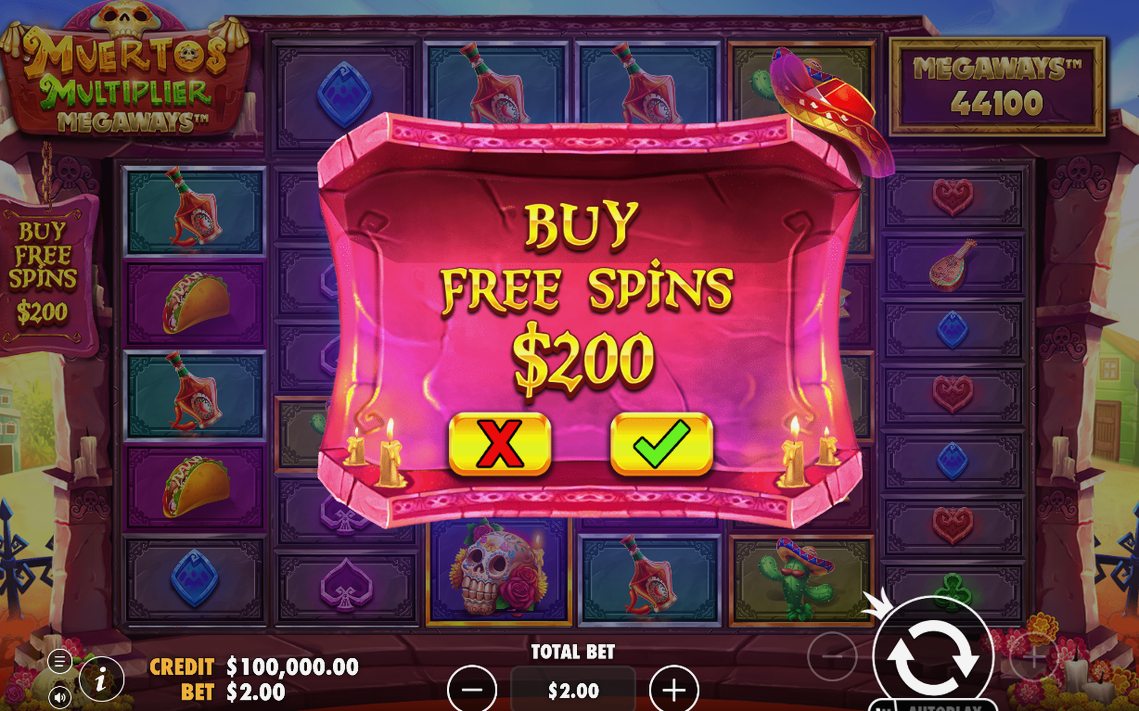 Free Spins-rundan i spelets egen grafik