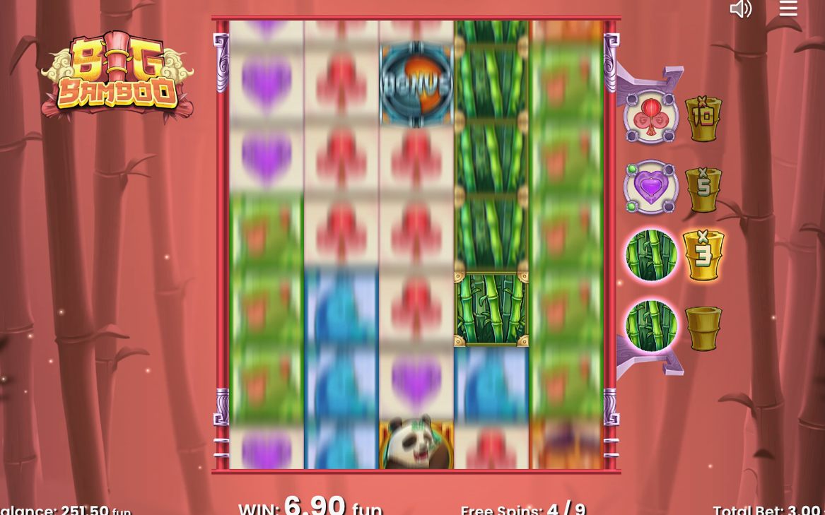 Free Games Feature med mätaren för Low-Symbol till höger